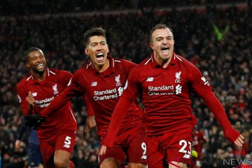 Liga Inggris:  Shaqiri Dua Gol, Liverpool Hempaskan MU 3-1