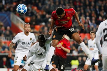 Liga Champhions: Manchester United Gagal Jadi Juara Grup Setelah Dikalahkan Valencia.