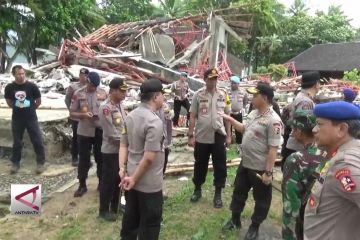 Polisi buka posko identifikasi jenazah tsunami Selat Sunda