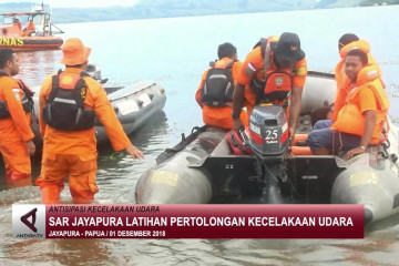 SAR berlatih pertolongan kecelakaan udara di Jayapura