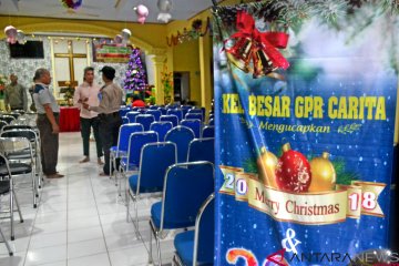 Persiapan Ibadah Natal Pascatsunami di Carita