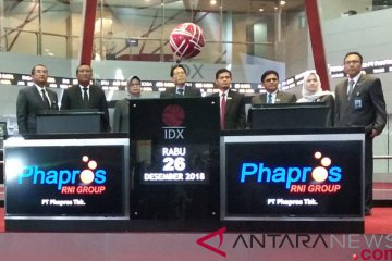 Phapros catat saham di BEI