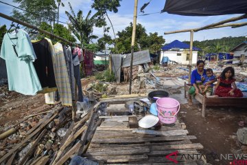 Korban gempa Lombok tunggu bantuan pemerintah
