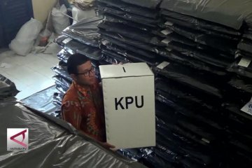 Logistik kotak suara KPU Kota Pekalongan 98 %