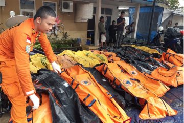 Basarnas Banten kekurangan kantong jenazah