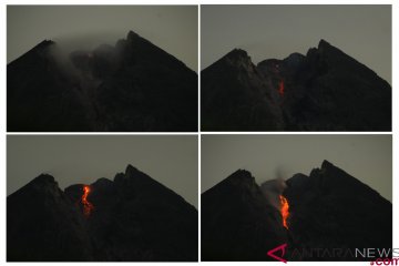 Guguran lava pijar Gunung Merapi