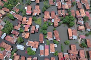 Banjir Luapan Sungai Batanghari di Jambi