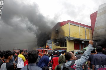 Kebakaran Pasar Tradisional Modern Bengkulu