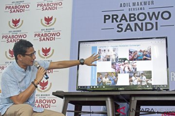 Sandiaga sudah melakukan sosialisasi di 970 titik