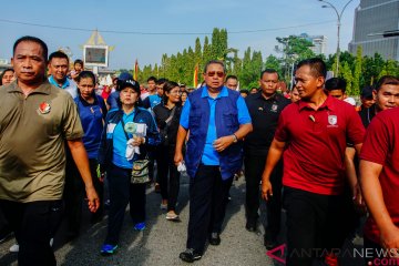 SBY Datangi Car Free Day Di Pekanbaru