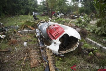 Kondisi Pesisir Tanjung Lesung Pasca Tsunami