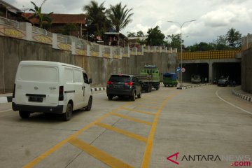 Uji Coba Underpass Jalur Tengah