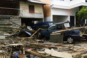 Destinasi wisata di Kalianda rusak akibat tsunami