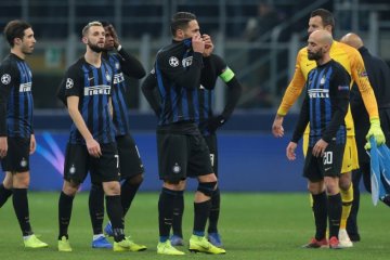 Tandukan Icardi tidak cukup loloskan Inter ke fase gugur