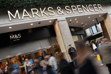 Saham Grup Mark & Spencer rontok, Bursa Inggris ditutup turun tipis