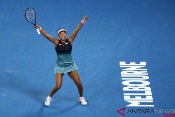 Naomi Osaka hentikan langkah Karolina Pliskova menuju final Turnamen Tenis Australia Terbuka 2019