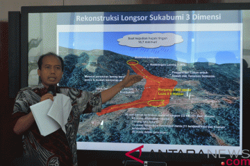 BNPB sebut bencana terbanyak Sukabumi tanah longsor