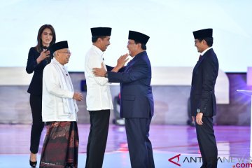 Akhir debat pertama capres