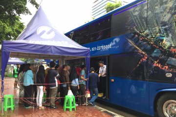 Bus tingkat tujuan Kota Tua jadi alternatif wisata Tahun Baru
