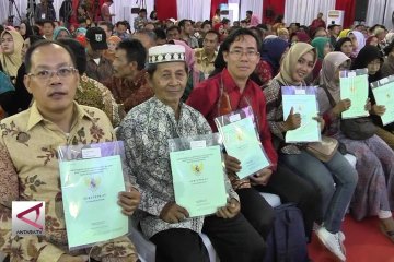 Tahun 2019 seluruh lahan di DKI Jakarta bersertifikat