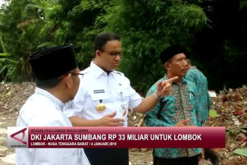 DKI Jakarta  sumbang Rp 33  Miliar untuk Lombok