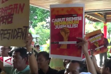 Jurnalis protes remisi napi pembunuh wartawan