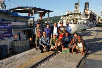 Ekspedisi pionir kapal dagang dari Aceh tiba di Port Blair India
