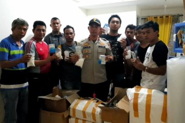 Polisi ungkap gudang narkoba di Apartemen Park View Kembangan