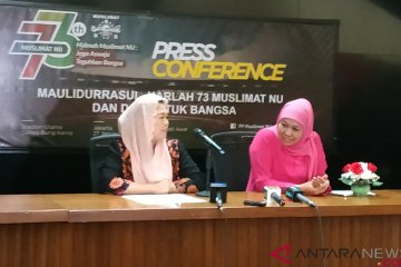 100 ribu orang akan hadiri harlah 73 Muslimat NU