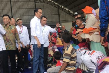 Jokowi datang bawa harapan korban tsunami Lampung Selatan