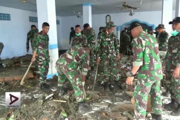 Personel TNI akan bangun hunian tetap bagi korban tsunami