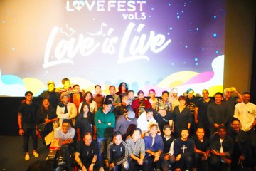 Sembilan grup musik berbagi cerita di panggung Love Festival Vol.3