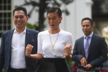 Agnes Monica ke Istana bertemu Presiden Jokowi