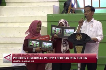Presiden Luncurkan PKH 2019 sebesar Rp. 32 Triliun
