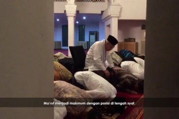 Sebelum debat Ma’ruf Amin magrib dulu