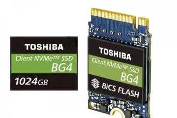Toshiba Memory hadirkan 1TB[1] Single Package PCIe® Gen3 x4L SSD dengan 96-Layer 3D Flash Memory
