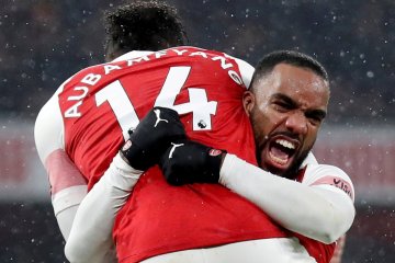 Taklukkan Cardiff 2-1, Emery puas kinerja Aubameyang Cs