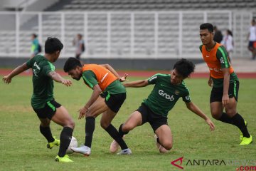 Timnas mantapkan skema bertahan