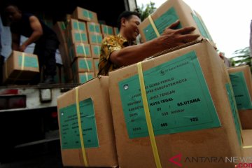 Pendistribusian surat suara Pemilu Legislatif 2019