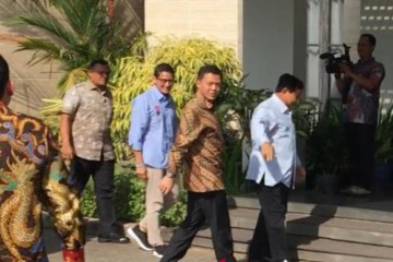 Prabowo-Sandi sambangi kediaman SBY
