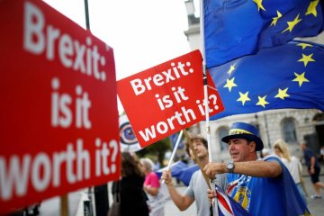 Parlemen Inggris tolak kesepakatan Brexit