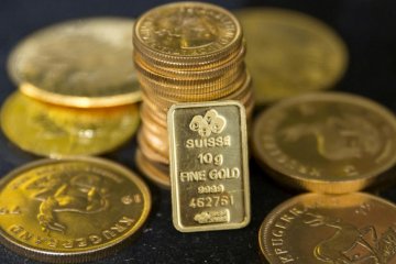 Harga emas turun tajam pasca-rilis risalah Bank Sentral AS