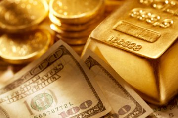 Harga emas kembali turun, tertekan penguatan dolar
