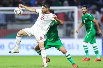 Laga Iran lawan Irak berakhir tanpa gol