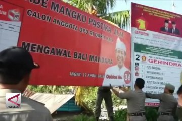 Bawaslu temukan ribuan pelanggaran pemasangan APK