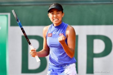Singkirkan Wozniacki, Zhang Shuai melaju ke 16 besar Wimbledon