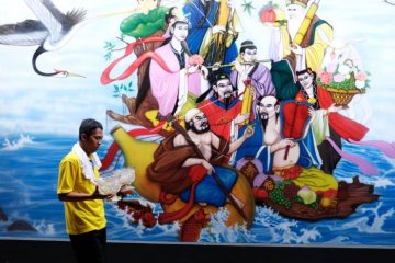 Persiapan warga menjelang Imlek di Temanggung