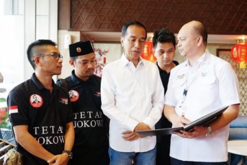 Presiden Jokowi sampaikan arahan kepada Relawan ABJ