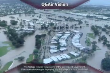 Pembukaan pintu bendungan di Queensland ancam perparah banjir