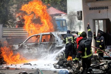 Bom mobil di pusat perbelanjaan Somalia tewaskan dua orang